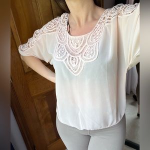 Light pink forever 21 blouse
